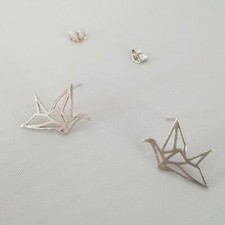 Ladies sterling silver origami - ladies,