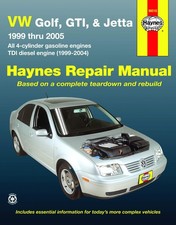 Volkswagen Golf GTI Jetta (99-05) TDI diesel (99-04) Haynes Manual by Jay Storer