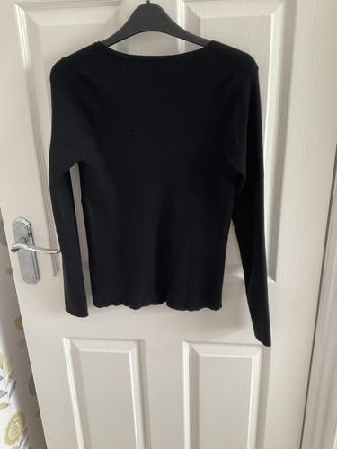 Nobody schild black - skinny, rib