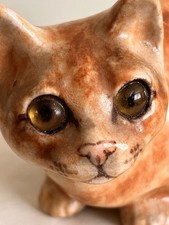 Winstanley Pottery Ginger Cat