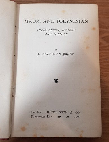 1907 maori polynesian their - 1907,