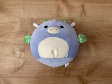 Squishmallows 7.5 inch Dane the Dragon Blue Soft Plush Toy