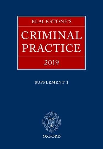 Blackstones criminal practice - blackstones,