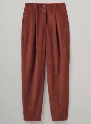 Bnwt toast corduroy pleat - toast,