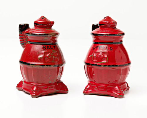 Vintage pot belly - vintage, salt