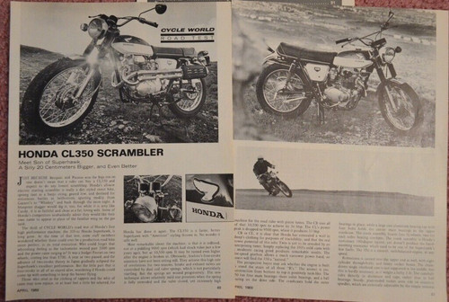 1969 honda cl350 scrambler - honda, 4p