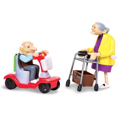 Tobar granny grandad wind up - &,