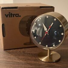 IN STOCK! George Nelson Vitra Night Clock Brass H150mm desk clock Shelf Clocks