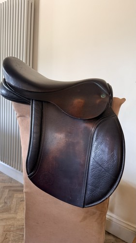 Native pony saddle - 16in, brown