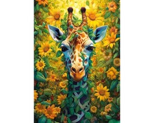 Sunflower Giraffe  - 250 piece