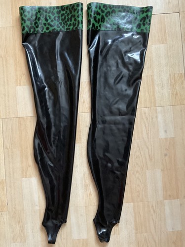Latex stockings from cathouse - latex,