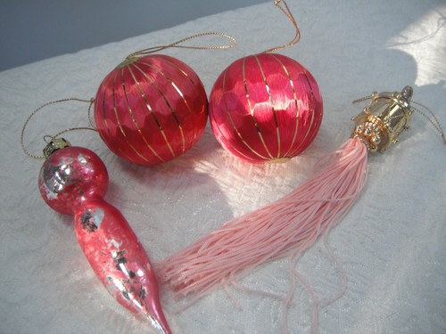 Christmas decorations pink - christmas, in