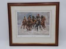Sheer Grit Margaret Barrett Horse Racing Limited Edition Print Framed 105 of 850