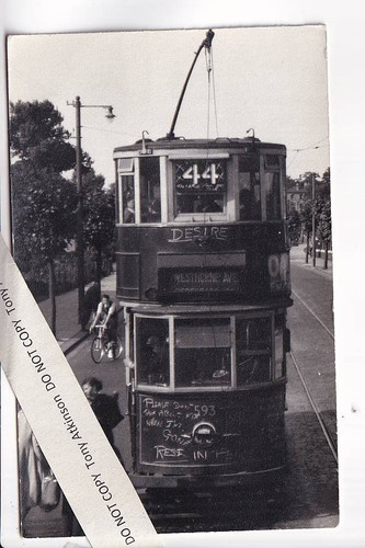 London transport tram no - -,