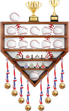 19" Wooden Baseball Display