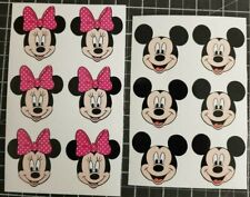 x24 Micky - Minnie mouse vinyl decal bedroom wall stickers Full colour 004