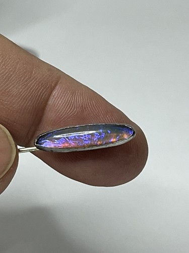 Genuine opal stick pin - opal,