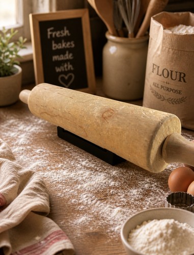 Rolling pin stand printed - rolling, 3d