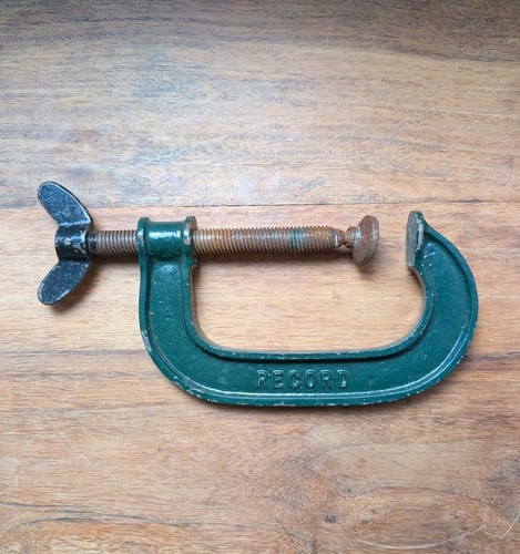 Record inch clamp vintage - record,