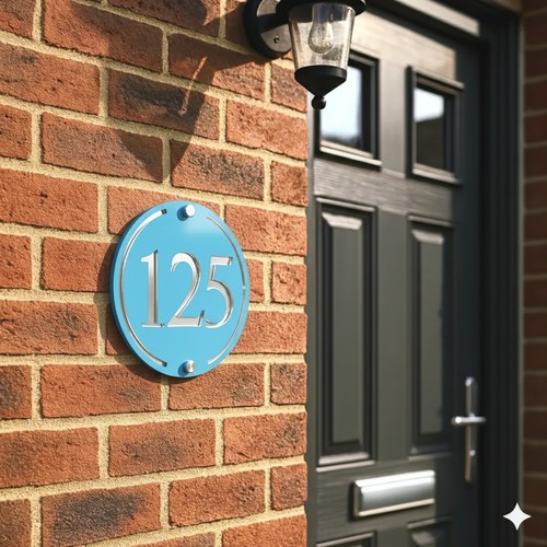 Personalised house number - personalised,