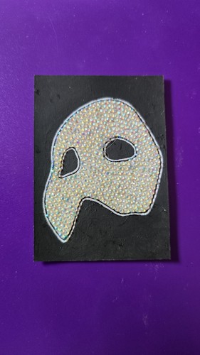 Crystal beaded artwork - crystal,