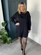 Zara Navy Blue Satin Spot