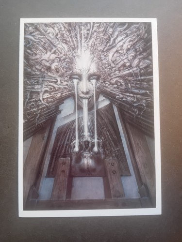 Giger art postcard - r,
