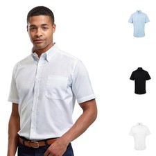 Mens Short Sleeve Button Down