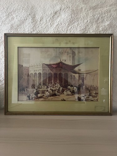 Framed print marble pavilion - framed,