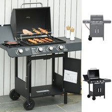 Gas barbecue grill burner - gas, 3+1