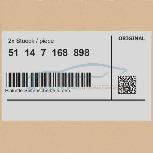 Genuine mini 51147168898 - genuine,