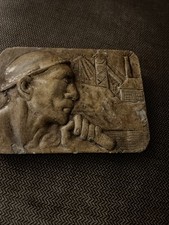 Vintage Carved Plaster Plaque