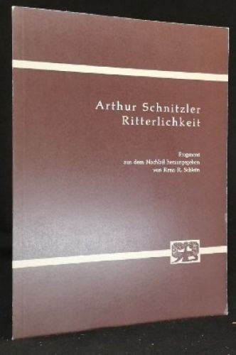 Arthur schnitzler chivalry - schnitzler,