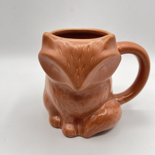 Foxy cup stoneware fox - 3d,