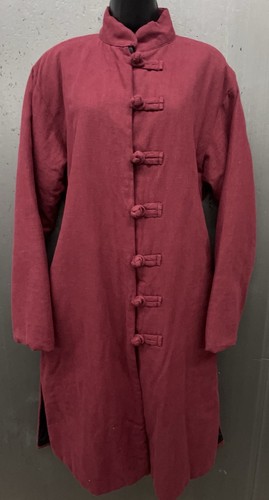 Linen coat women red - women, l