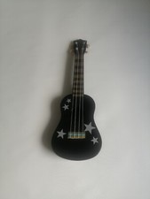 Kids Girls Boys Beginners Black Guitar 4 String Toys Children Music  22.5 Inches