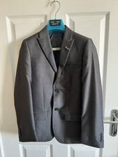 Boys 3 Piece Suit Dark Grey