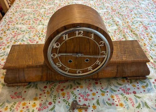 Vintage 1930s art deco walnut - 1930s,