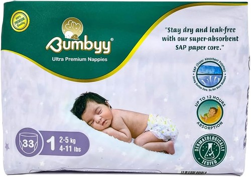 Baby nappies size - size, 33