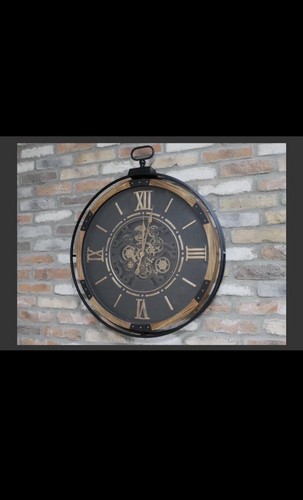 Large industrial wall clock - large,
