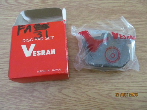 Nos vesrah disc pads for - nos, honda