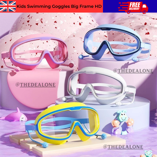Kids anti fog swimming goggles - swimming,
