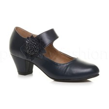 WOMENS LADIES COMFORT MID HEEL