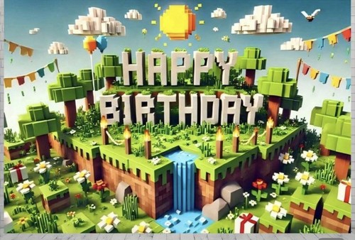Minecraft party cloth - minecraft,