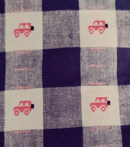 Gingham check jeep - gingham, fabric