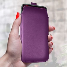 PU Leather Pull Tab Flip Case
