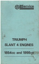TRIUMPH DOLOMITE 1854cc & 1998cc (SPRINT) ENGINE FACTORY OVERHAUL TRAINING NOTES