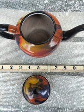 Vintage Enamel Graniteware End