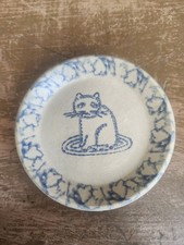 Vtg Salt Glaze Art Pottery