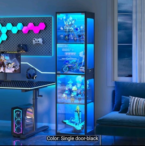 Single door glass display - single,